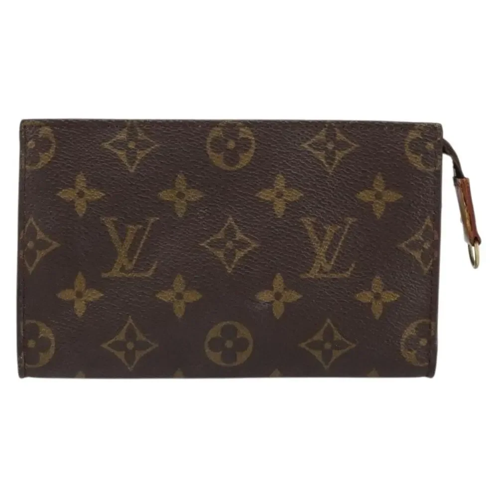 Louis Vuitton Monogram Bucket PM Accessory Pouch Brown